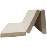 Opvouwbaar Logeermatras 80x200x10 cm Crème | 3-delig | 34% Korting