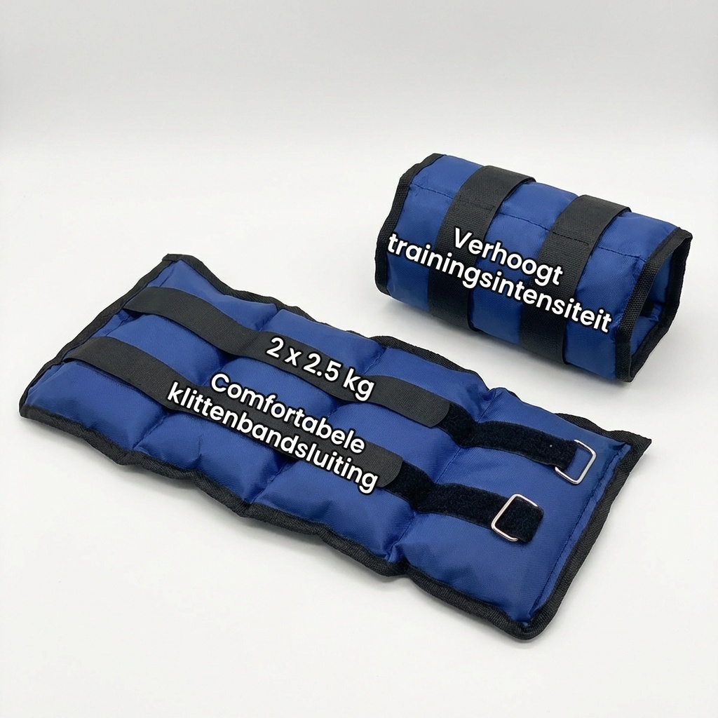 Enkel- & Polsgewichten 5 kg Blauw - 31% Korting