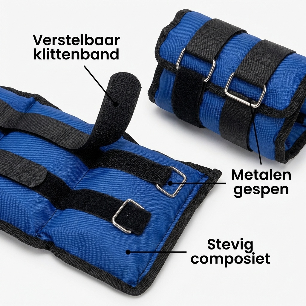 Enkel- & Polsgewichten 5 kg Blauw - 31% Korting