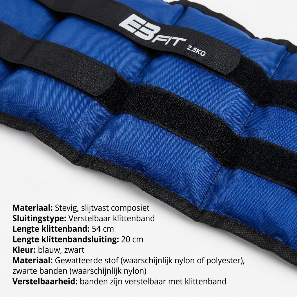 Enkel- & Polsgewichten 5 kg Blauw - 31% Korting