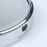LED Make-up Spiegel - 20cm Chroom - 5x Vergroting - 360° Kantelbaar - 34% Korting