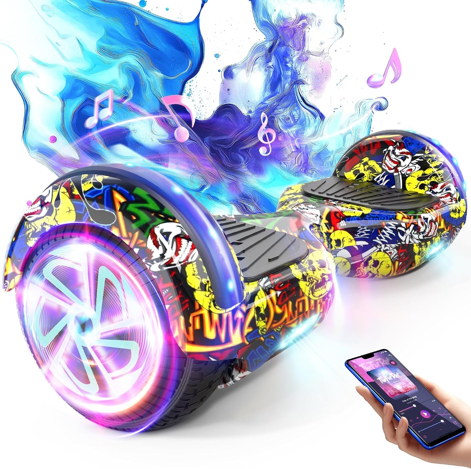 Hoverboard 6.5 inch met Bluetooth & LED - Kinderen - 30% Korting