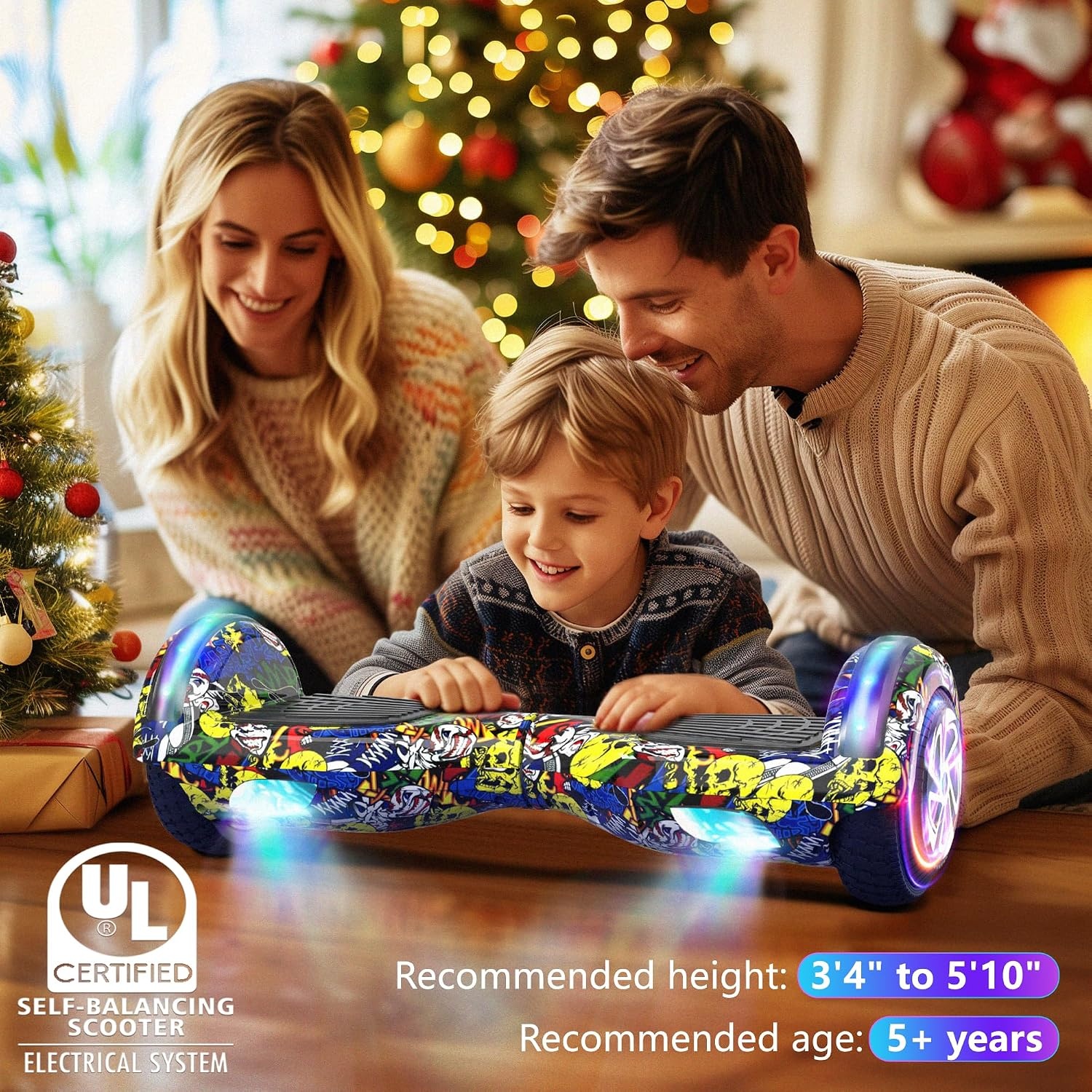 Hoverboard 6.5 inch met Bluetooth & LED - Kinderen - 30% Korting