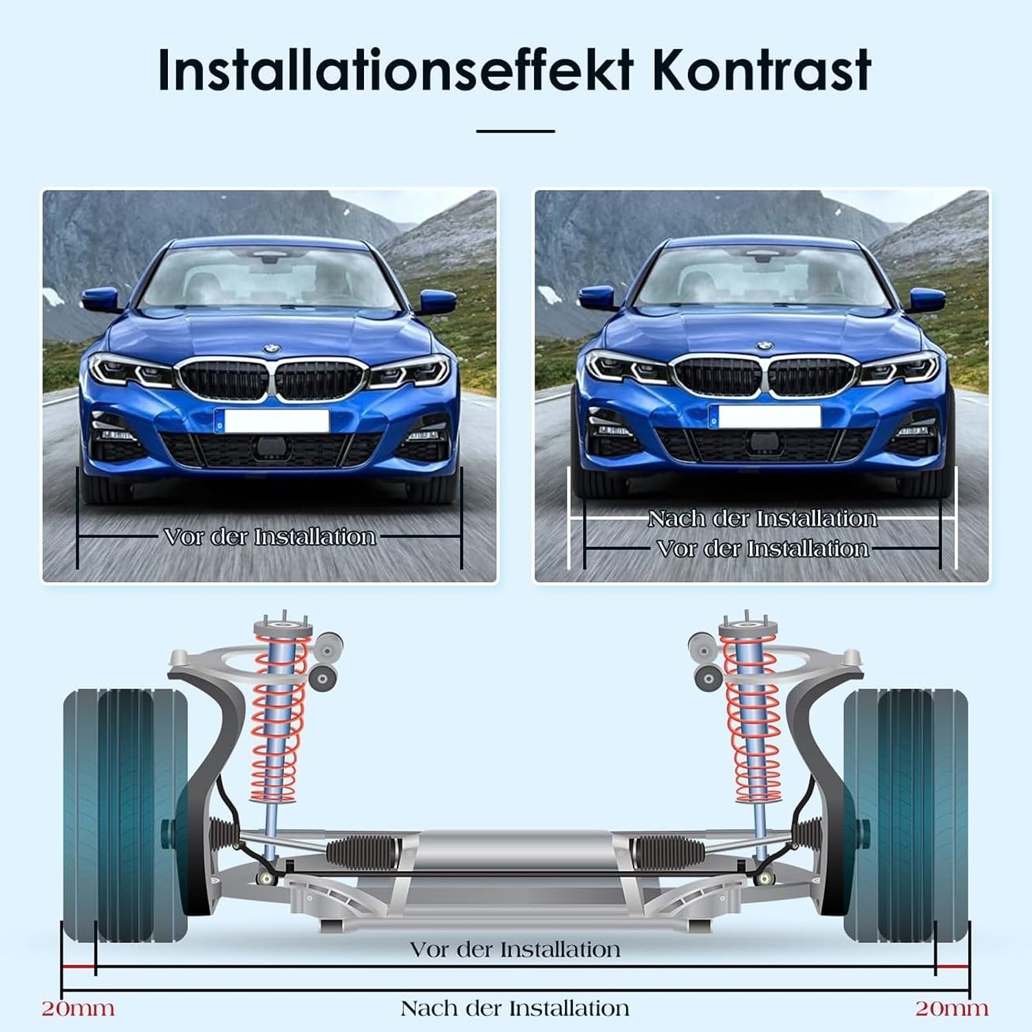 Spoorverbreders 40mm (per as) Audi A4/A5/A6/A7 - 34% Korting