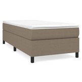 Boxspring Bed 90x200 cm Taupe Stof - 35% Korting!