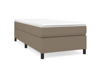 Boxspring Bed 90x200 cm Taupe Stof - 35% Korting!