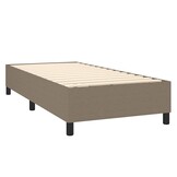 Boxspring Bed 90x200 cm Taupe Stof - 35% Korting!
