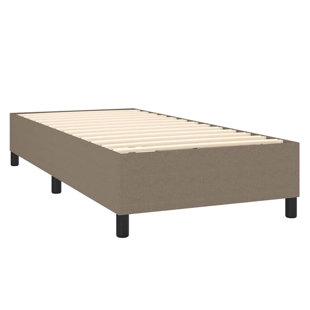 Boxspring Bed 90x200 cm Taupe Stof - 35% Korting!