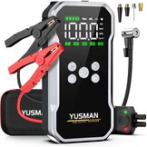 Jump Starter 8000A met Compressor & Powerbank - 34% Korting
