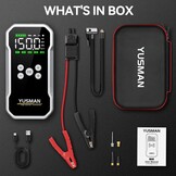 Jump Starter 8000A met Compressor & Powerbank - 34% Korting