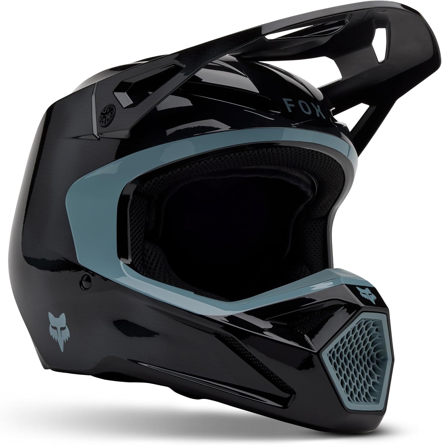 Motorcrosshelm Junior V1 Taunt Zwart (YM) - 30% Korting