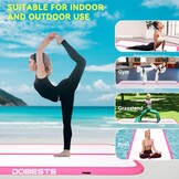 Opblaasbare Gymnastiekmat Airtrack 400x100x10 cm - 35% Korting!