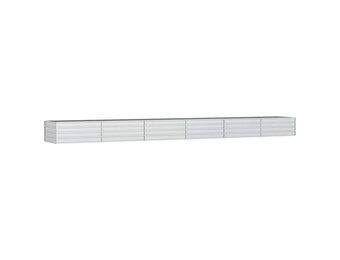 Verhoogde Plantenbak 600x80x45cm - Gegalvaniseerd Staal met 35% Korting