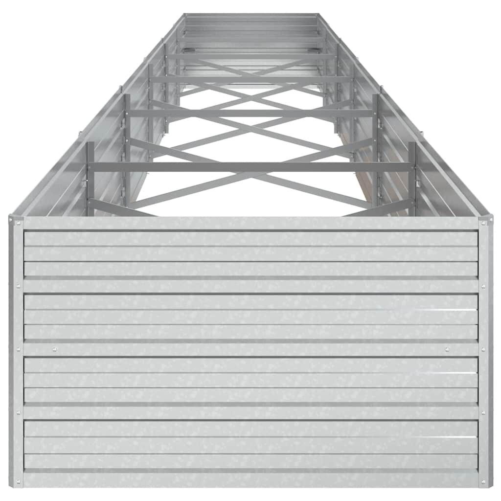 Verhoogde Plantenbak 600x80x45cm - Gegalvaniseerd Staal met 35% Korting