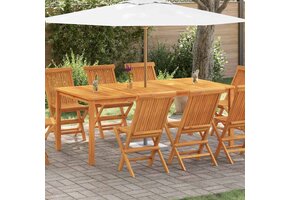 VidaXL Tuintafel Massief Acaciahout 200x100 cm - 35% Korting!