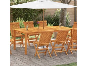 VidaXL Tuintafel Massief Acaciahout 200x100 cm - 35% Korting!