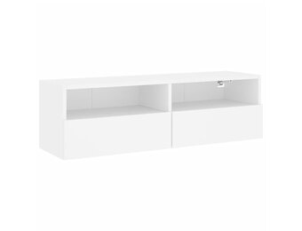 Tv-wandmeubel 100x30x30 cm Wit - 34% Korting