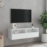 Tv-wandmeubel 100x30x30 cm Wit - 34% Korting