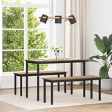 vidaXL Eettafel Metaal Rechthoekig - 34% Korting