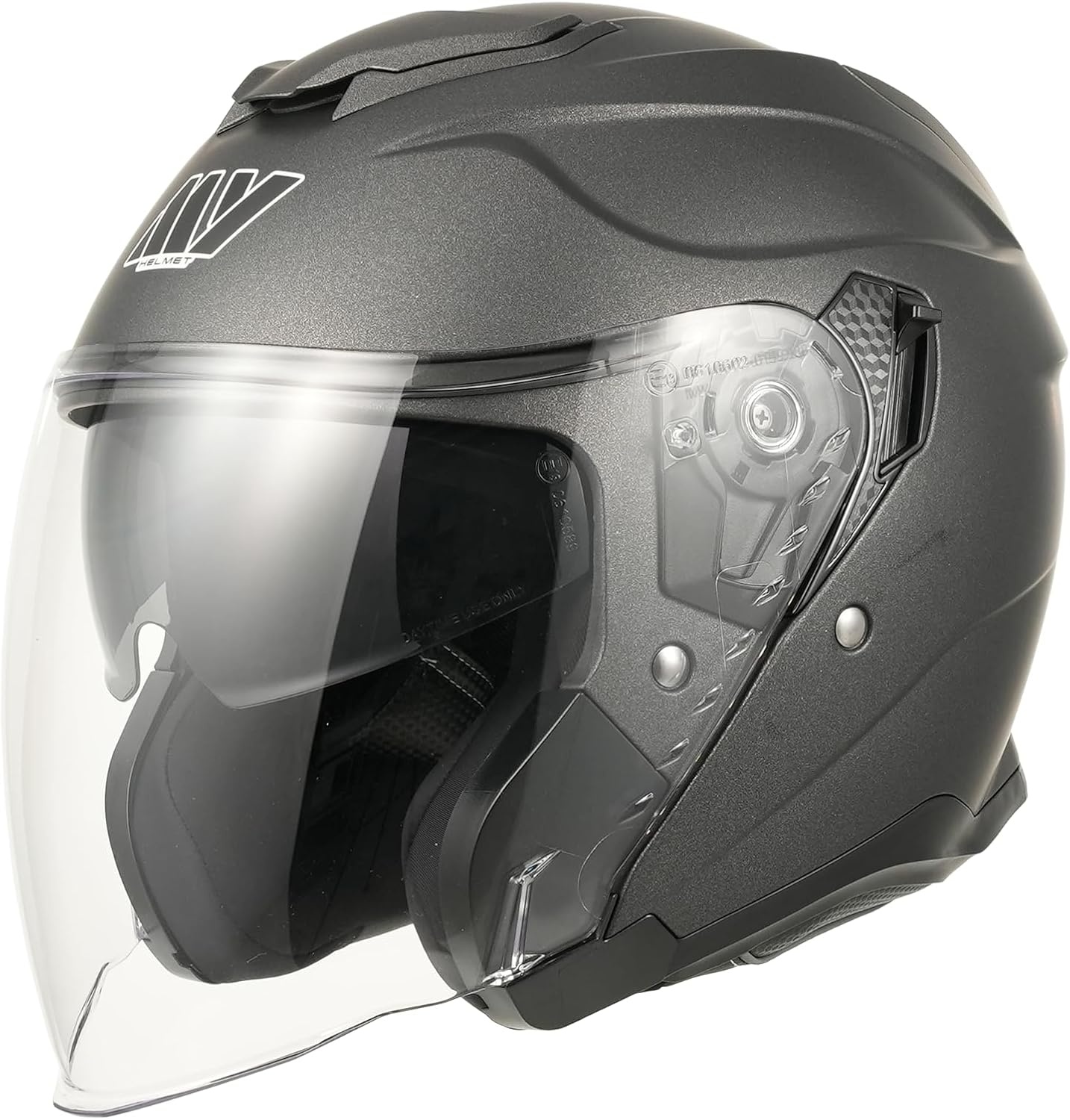 Jethelm Mat Titanium | ECE 22.06 | Dubbel Vizier | 34% Korting