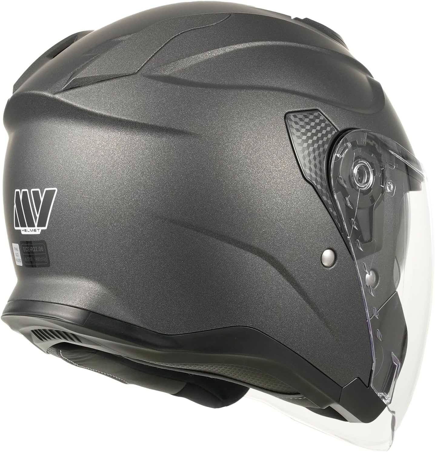 Jethelm Mat Titanium | ECE 22.06 | Dubbel Vizier | 34% Korting