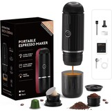 Draagbare Elektrische Espressomachine - Wit (34% Korting)