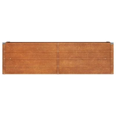 Cortenstaal Plantenbak Verhoogd 160x40x45 cm - 34% Korting