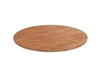 Eikenhout Tafelblad Rond Ø70 cm - Nu 34% Korting!