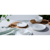 18-delig Wit Rond Diner- en Koffieservies voor 6 Personen