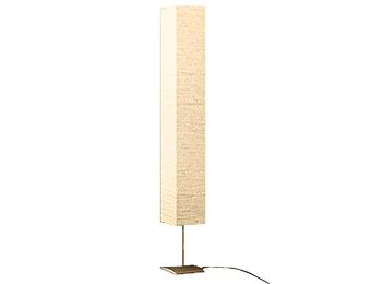 Vloerlamp met stalen standaard 170 cm beige - 34% korting