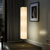 Vloerlamp met stalen standaard 170 cm beige - 34% korting