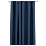 Verduisterend Gordijn Linnen-look Blauw (33% Korting)