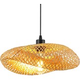 Rotan Hanglamp met Bamboe - 60 cm - Boho Retro Stijl - 34% Korting