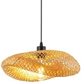 Rotan Hanglamp met Bamboe - 60 cm - Boho Retro Stijl - 34% Korting