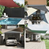 Vierkant Zonnescherm 3,6x3,6m Beige - 33% Korting!