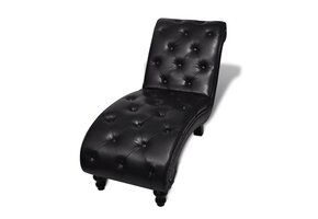 Bruine Kunstleren Chaise Longue - 41% Korting