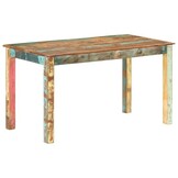 Geretourneerde Eettafel Massief Gerecycled Hout 140x70cm (35% Korting)