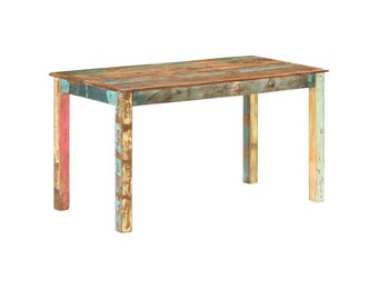 Geretourneerde Eettafel Massief Gerecycled Hout 140x70cm (35% Korting)