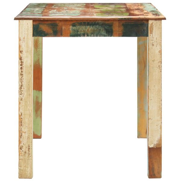 Geretourneerde Eettafel Massief Gerecycled Hout 140x70cm (35% Korting)