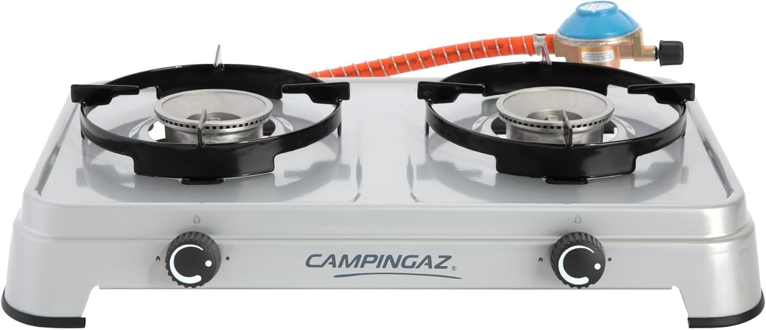 Campingfornuis 2-pits 3600W met Gaspatroon - 34% Korting!