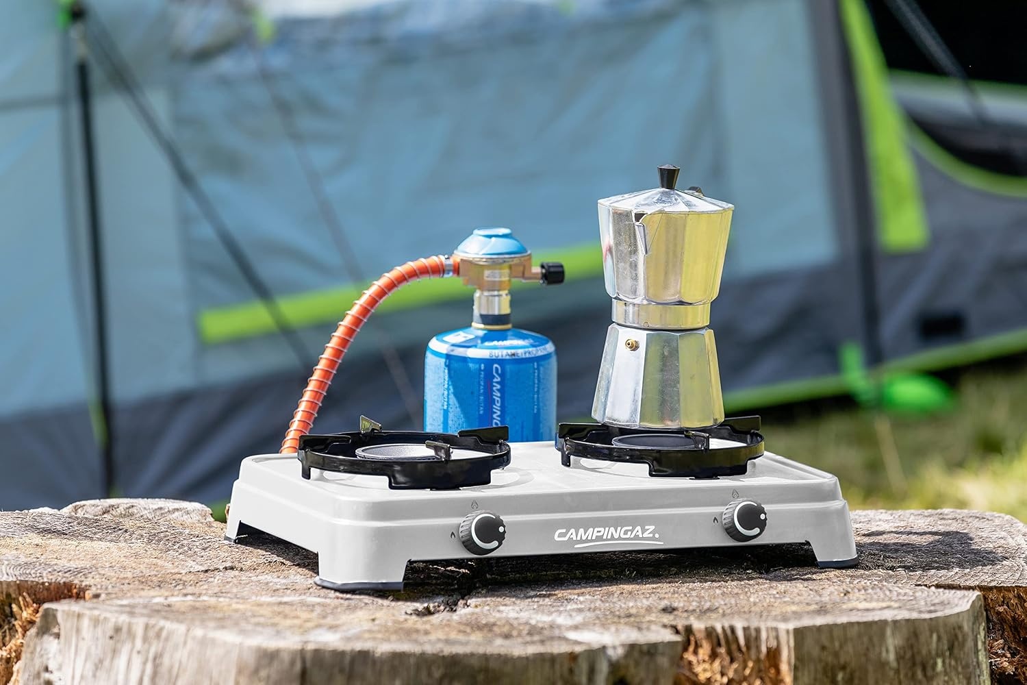 Campingfornuis 2-pits 3600W met Gaspatroon - 34% Korting!
