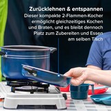 Campingfornuis 2-pits 3600W met Gaspatroon - 34% Korting!