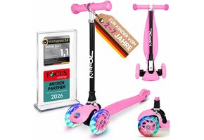 Kinderstep 2-7 jaar met LED-wielen - 46% Korting