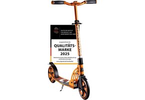 Oranje Stadsstep 205mm | Inklapbaar | 5 Hoogtes Verstelbaar Stuur | 34% Korting