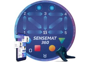 Voetbaltrainingsmat 360° Antislip met 50+ Video's | Balcontrole & Snelheid | 48% Korting