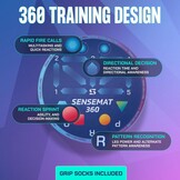 Voetbaltrainingsmat 360° Antislip | Balcontrole & Coördinatie | Alle Niveaus (29% Korting)