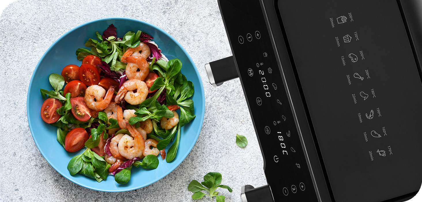 Airfryer Dual Zone 9L 2700W met Venster & 8 Programma's - 35% Korting!