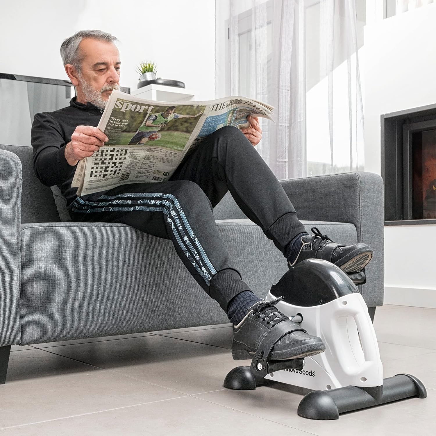 Traptrainer 2-in-1 voor armen & benen met LCD - 54% korting