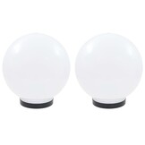 VidaXL LED-bollampen 2 st rond 25cm PMMA (34% Korting)