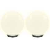 Set van 2 LED Bolvormige Lampen 25 cm PMMA - 40% Korting